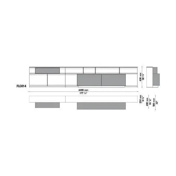 Flat.C Wall System | B&B Italia | JANGEORGe Interior Design