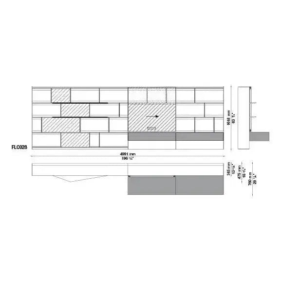 Flat.C Wall System | B&B Italia | JANGEORGe Interior Design