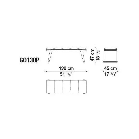 Gio Bench | B&B Italia | JANGEORGe Interior Design