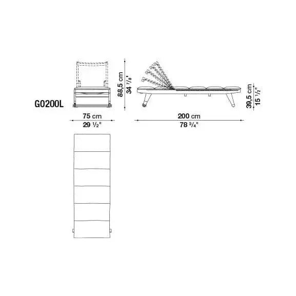 Gio Chaise Longue | B&B Italia | JANGEORGe Interior Design