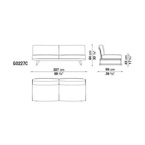 Gio Sofa | B&B Italia | JANGEORGe Interior Design