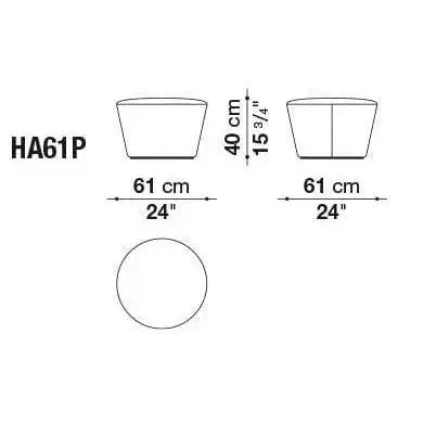 Harbor Ottoman | B&B Italia | JANGEORGe Interior Design