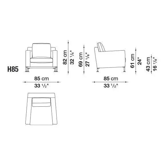 Harry Armchair | B&B Italia | JANGEORGe Interior Design