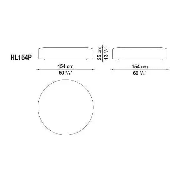 Harry Large Ottoman | B&B Italia | JANGEORGe Interior Design