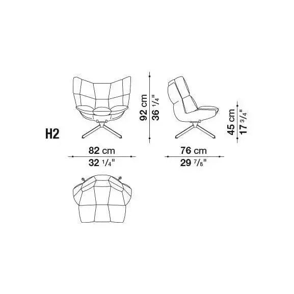 Husk Outdoor Armchair | B&B Italia | JANGEORGe Interior Design