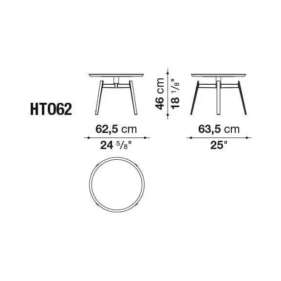 Husk Outdoor Small Table | B&B Italia | JANGEORGe Interior Design