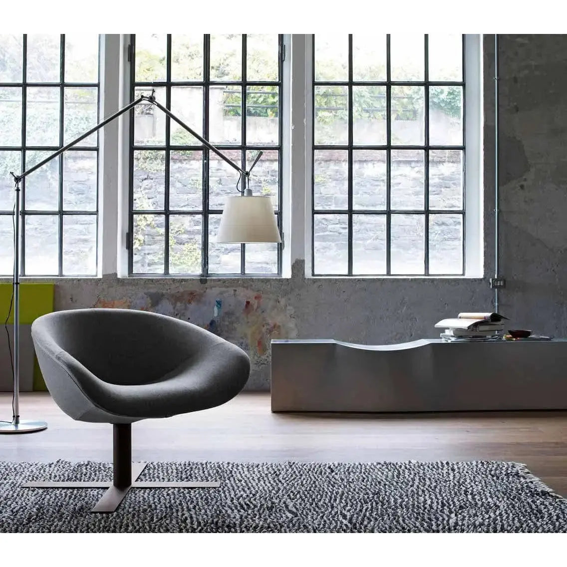 Mart Small Swivel Armchair | B&B Italia | JANGEORGe Interior Design