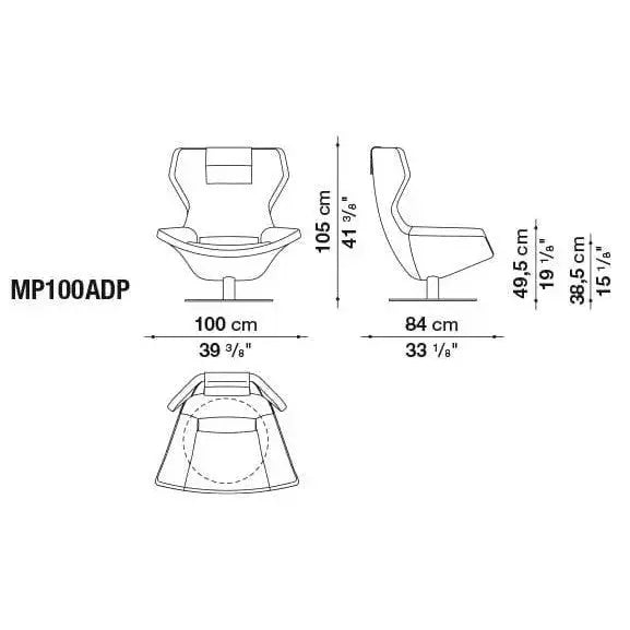 Metropolitan '14 Armchair | B&B Italia | JANGEORGe Interior Design