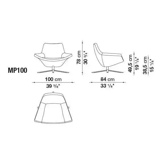 Metropolitan '14 Armchair | B&B Italia | JANGEORGe Interior Design