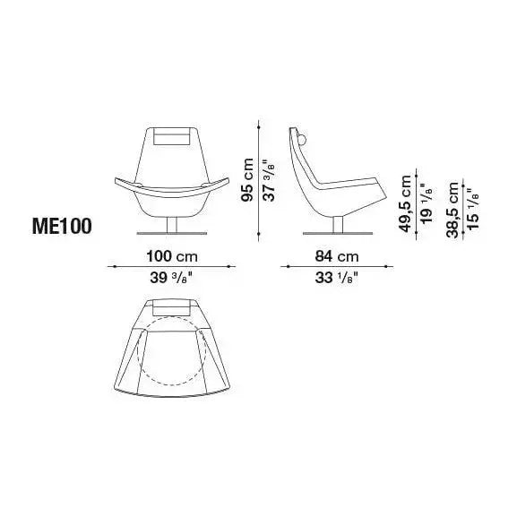 Metropolitan Armchair | B&B Italia | JANGEORGe Interior Design