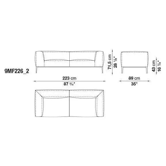 Michel Effe Sofa | B&B Italia | JANGEORGe Interior Design