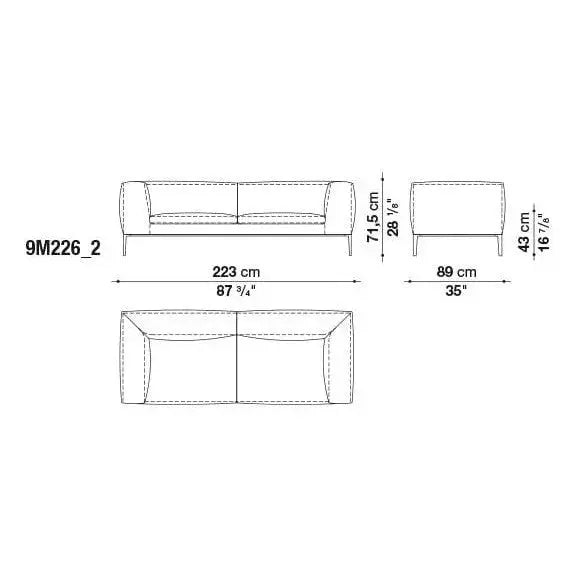 Michel Sofa | B&B Italia | JANGEORGe Interior Design