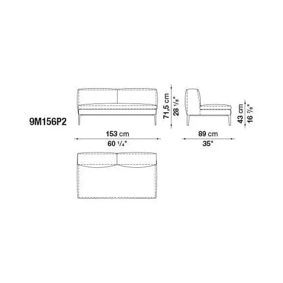 Michel Sofa | B&B Italia | JANGEORGe Interior Design