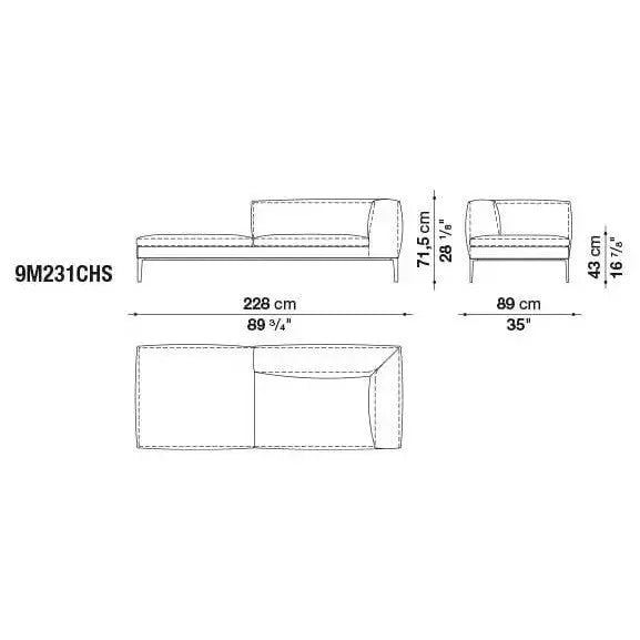 Michel Sofa | B&B Italia | JANGEORGe Interior Design
