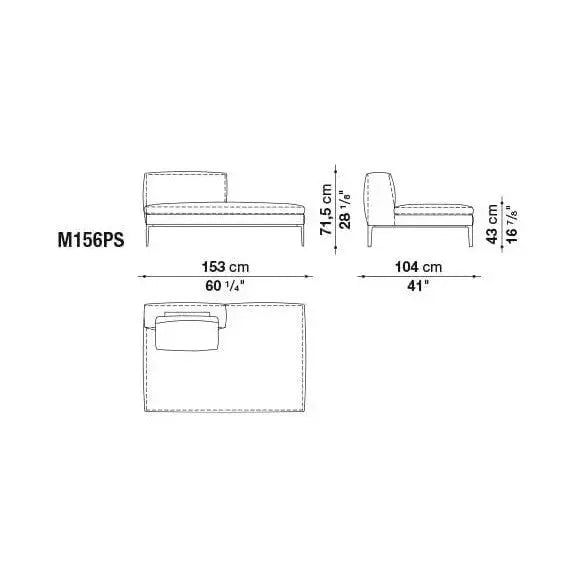 Michel Sofa | B&B Italia | JANGEORGe Interior Design