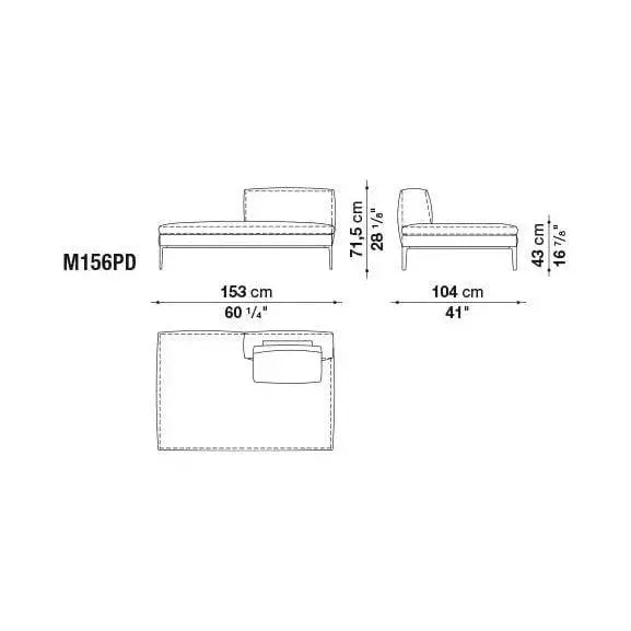 Michel Sofa | B&B Italia | JANGEORGe Interior Design