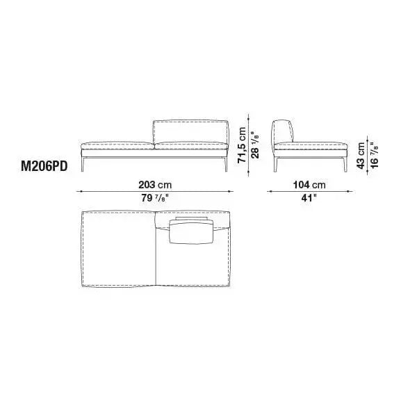 Michel Sofa | B&B Italia | JANGEORGe Interior Design