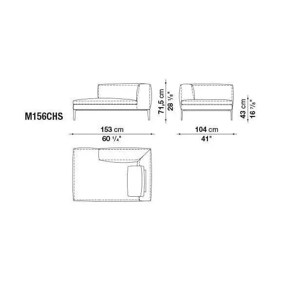 Michel Sofa | B&B Italia | JANGEORGe Interior Design
