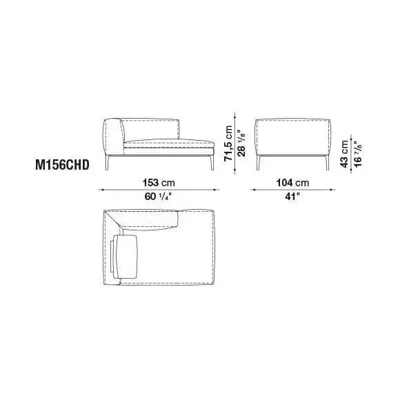 Michel Sofa | B&B Italia | JANGEORGe Interior Design