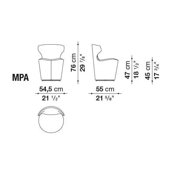 Mini Papilio Chair | B&B Italia | JANGEORGe Interior Design