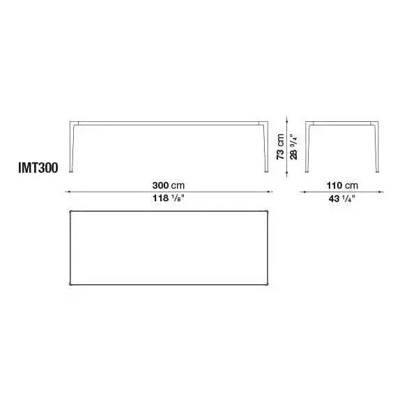 Mirto Indoor Table | B&B Italia | JANGEORGe Interior Design
