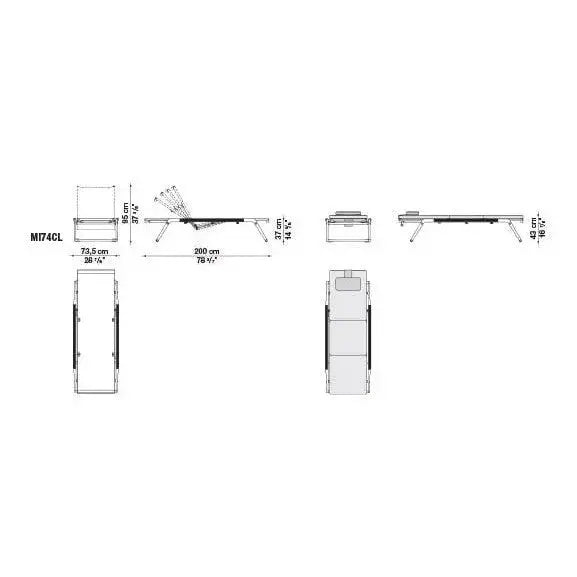 Mirto Outdoor Chaise Longue | B&B Italia | JANGEORGe Interior Design