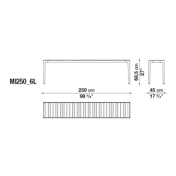 Mirto Outdoor Side Table | B&B Italia | JANGEORGe Interior Design