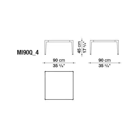 Mirto Outdoor Small Table | B&B Italia | JANGEORGe Interior Design