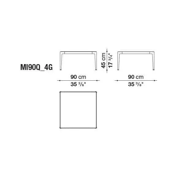 Mirto Outdoor Small Table | B&B Italia | JANGEORGe Interior Design