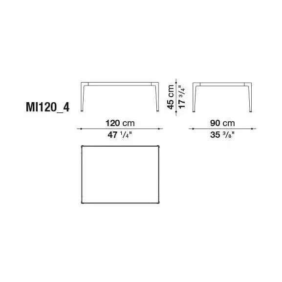Mirto Outdoor Small Table | B&B Italia | JANGEORGe Interior Design