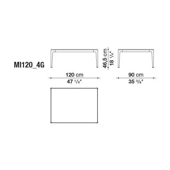 Mirto Outdoor Small Table | B&B Italia | JANGEORGe Interior Design