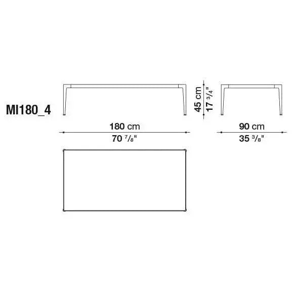 Mirto Outdoor Small Table | B&B Italia | JANGEORGe Interior Design