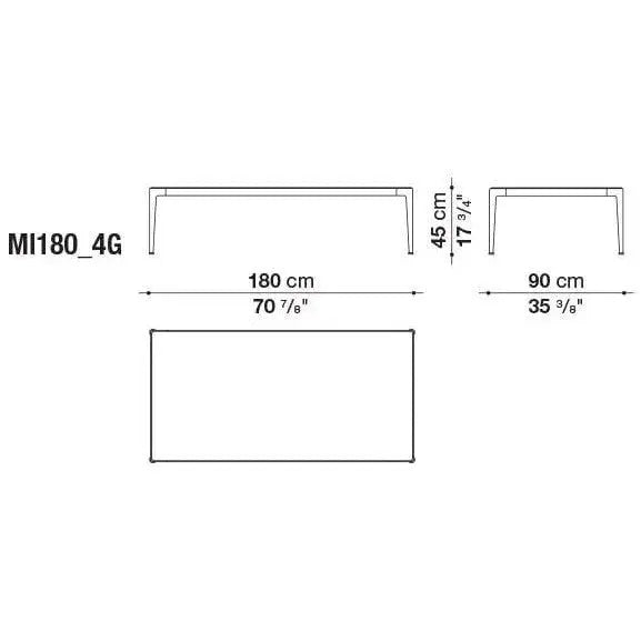 Mirto Outdoor Small Table | B&B Italia | JANGEORGe Interior Design