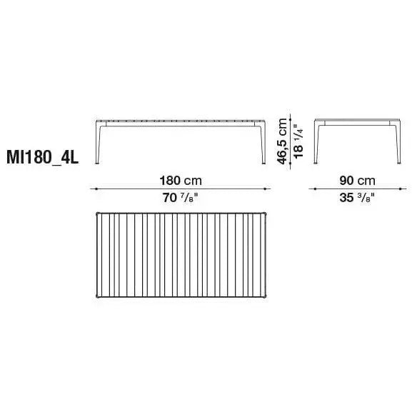 Mirto Outdoor Small Table | B&B Italia | JANGEORGe Interior Design