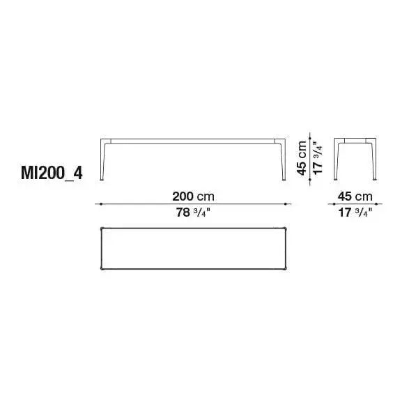 Mirto Outdoor Small Table | B&B Italia | JANGEORGe Interior Design