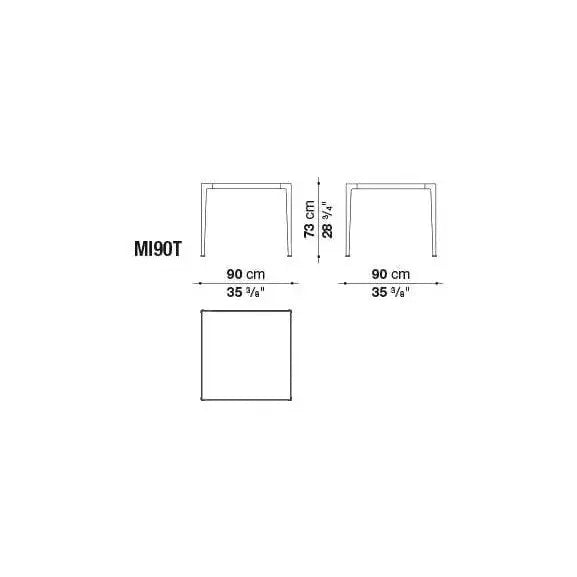 Mirto Outdoor Table | B&B Italia | JANGEORGe Interior Design