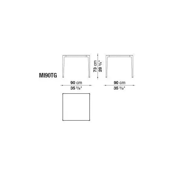 Mirto Outdoor Table | B&B Italia | JANGEORGe Interior Design