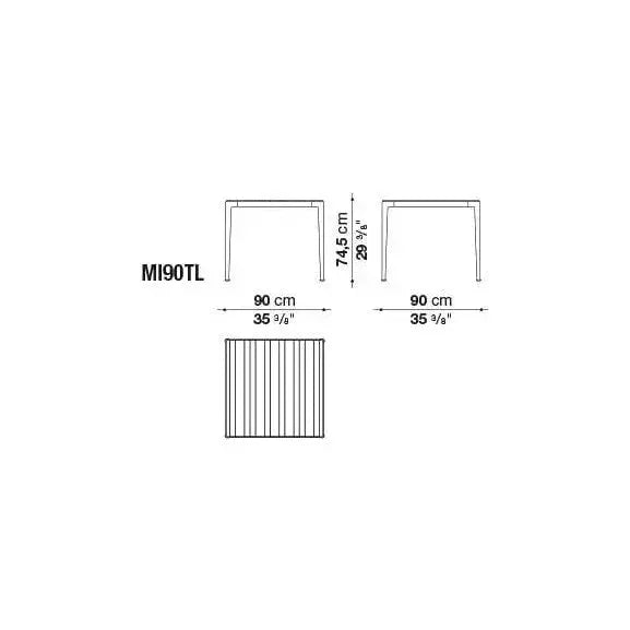 Mirto Outdoor Table | B&B Italia | JANGEORGe Interior Design