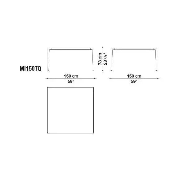 Mirto Outdoor Table | B&B Italia | JANGEORGe Interior Design
