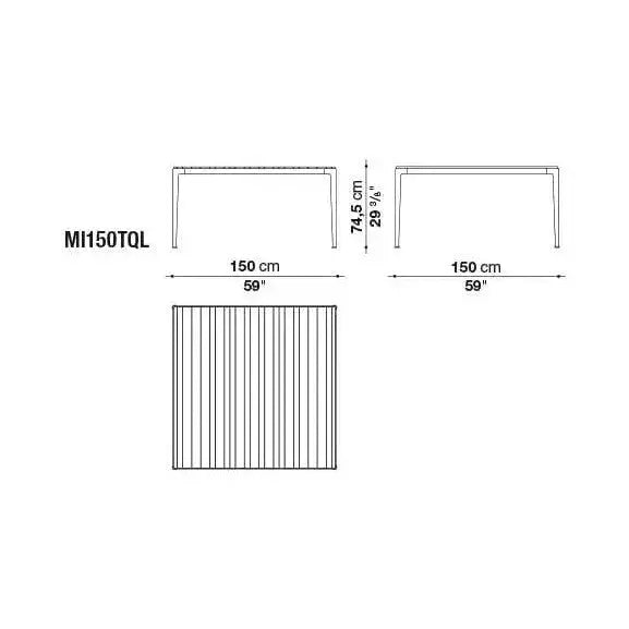 Mirto Outdoor Table | B&B Italia | JANGEORGe Interior Design