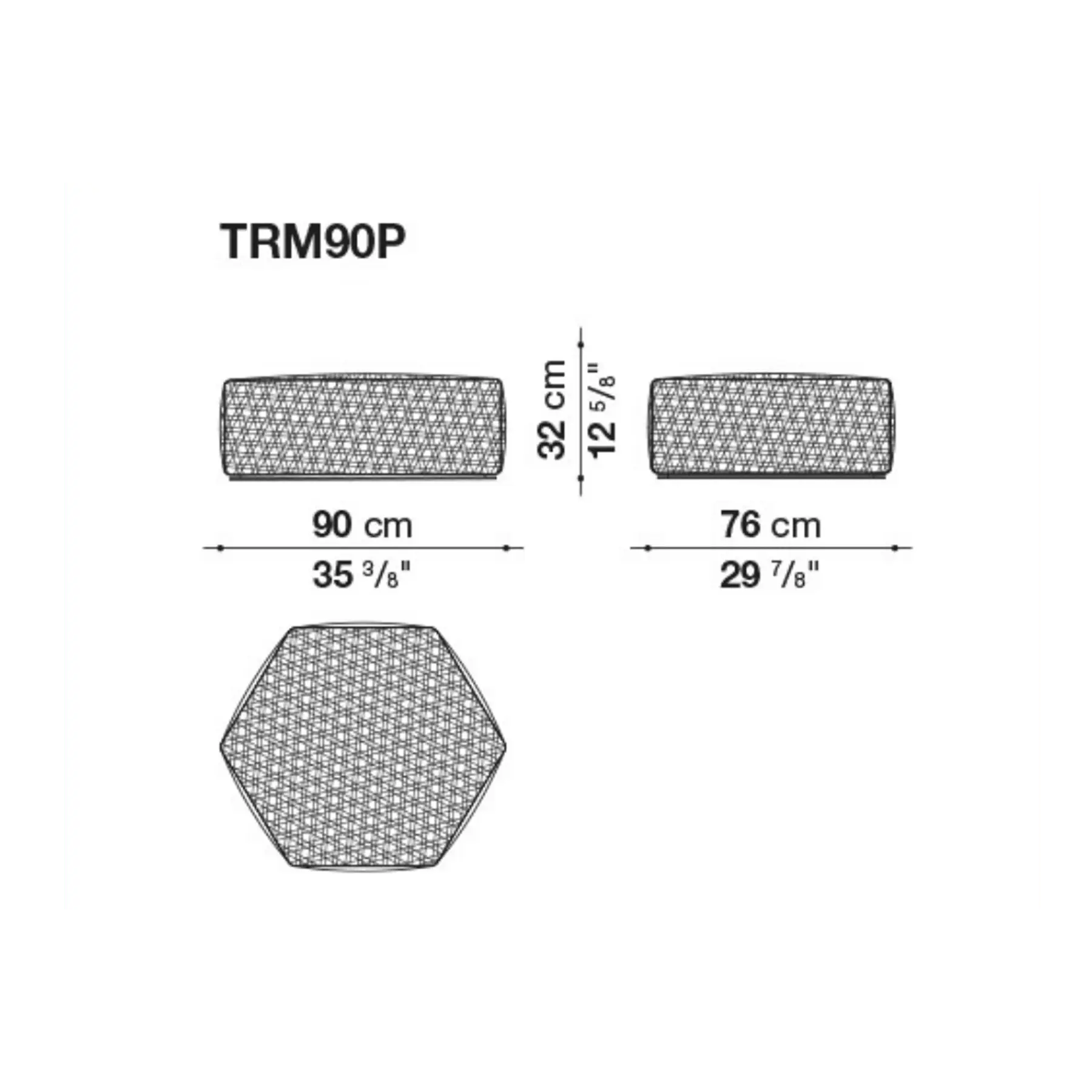 Tramae Ottoman | B&B Italia | JANGEORGe Interior Design
