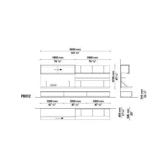 Pab Wallsystem | B&B Italia | JANGEORGe Interior Design