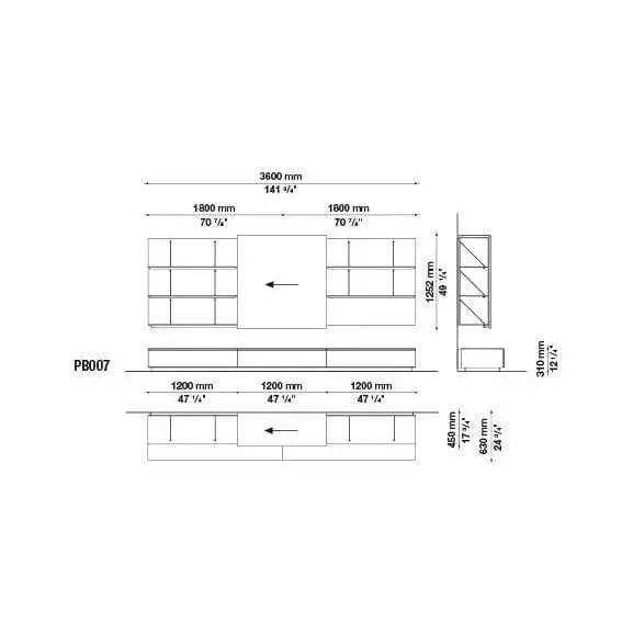 Pab Wallsystem | B&B Italia | JANGEORGe Interior Design