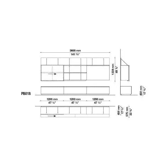 Pab Wallsystem | B&B Italia | JANGEORGe Interior Design