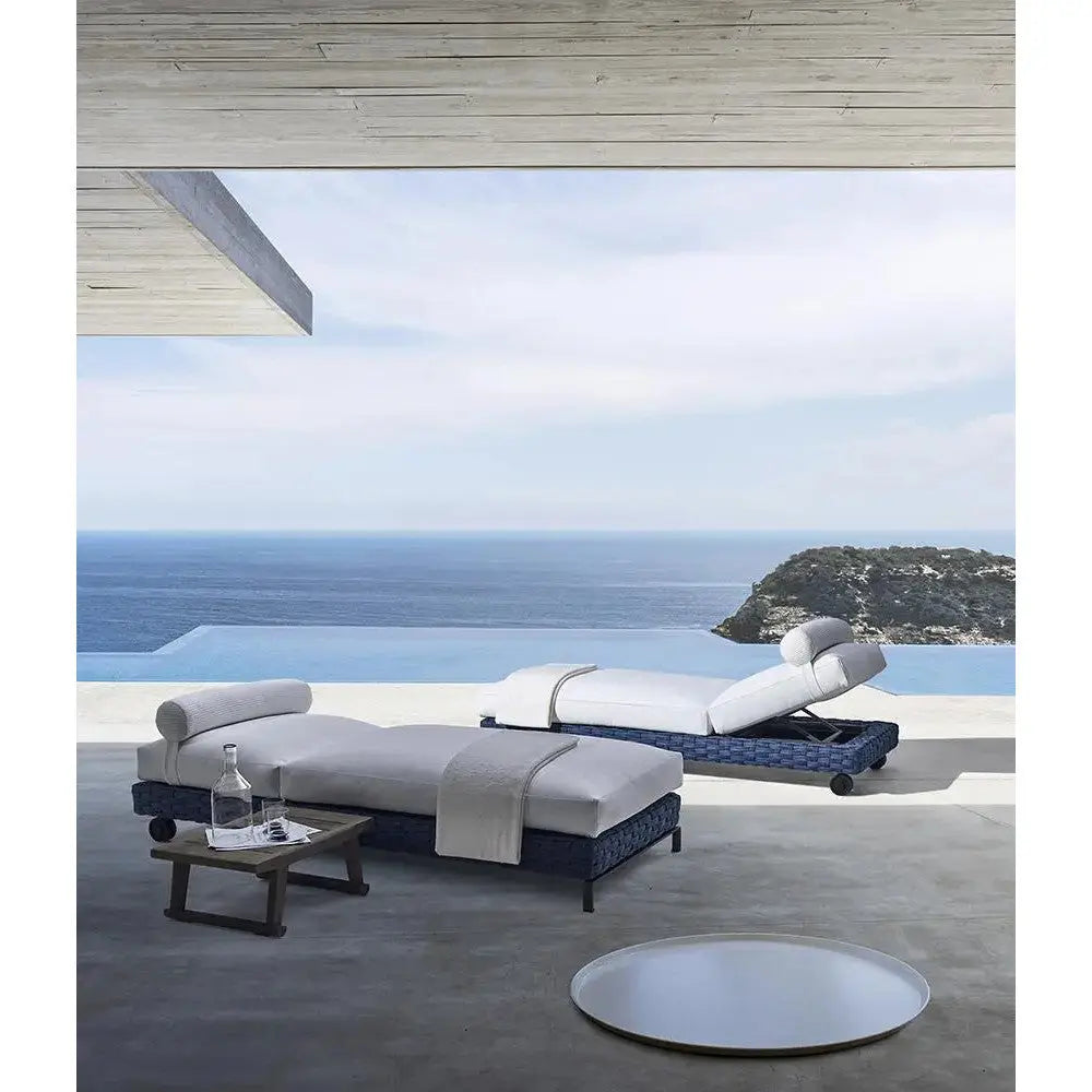 Ray Outdoor Fabric Chaise Longue | B&B Italia | JANGEORGe Interior Design