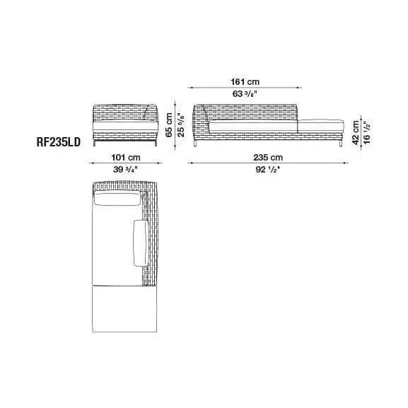 Ray Outdoor Fabric Sofa | B&B Italia | JANGEORGe Interior Design