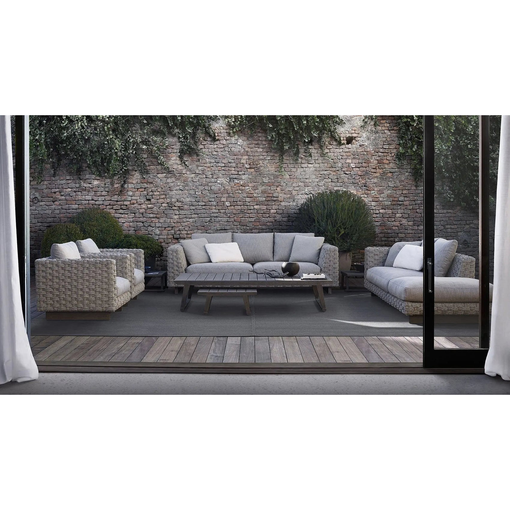 Ray Outdoor Natural Sofa | B&B Italia | JANGEORGe Interior Design
