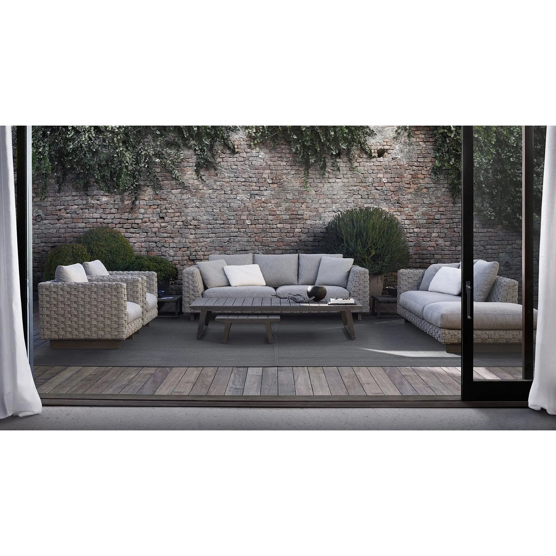 Ray Outdoor Natural Sofa | B&B Italia | JANGEORGe Interior Design