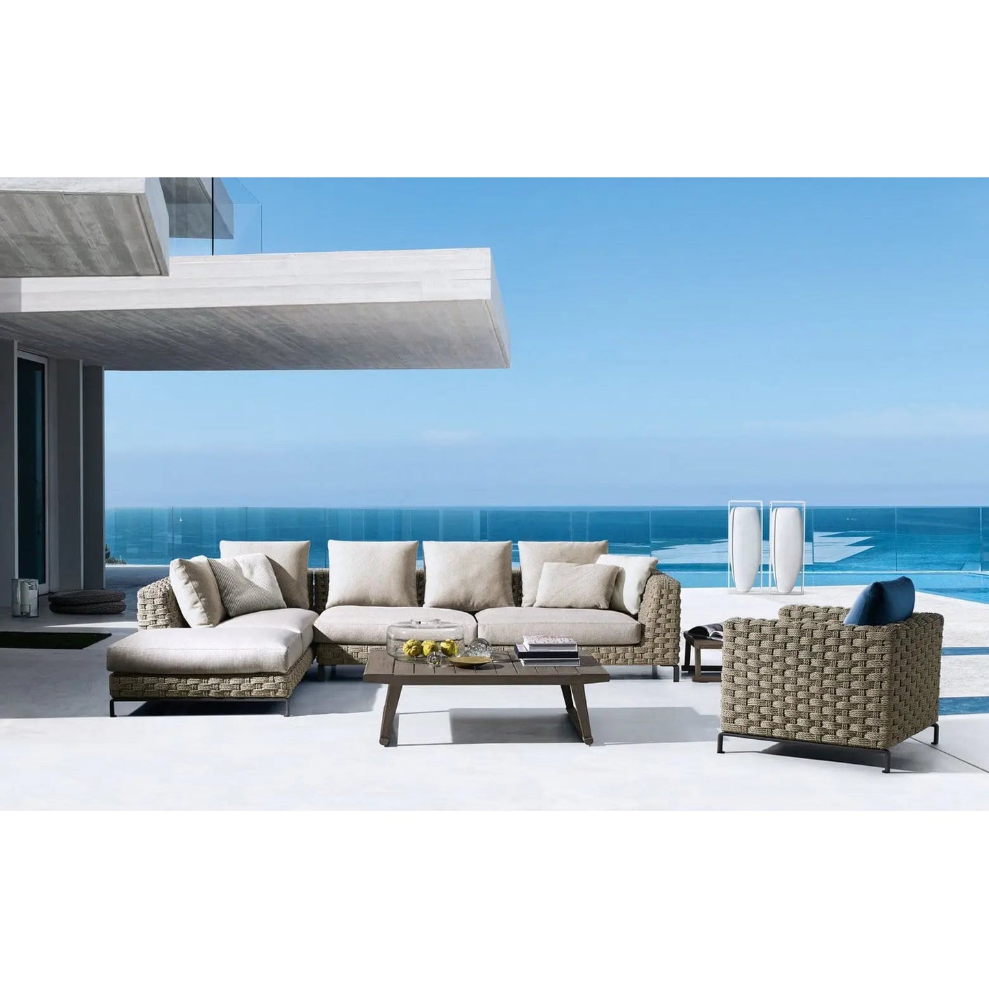 Ray Outdoor Natural Sofa | B&B Italia | JANGEORGe Interior Design