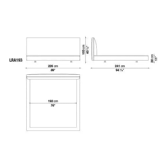 Richard Bed | B&B Italia | JANGEORGe Interior Design